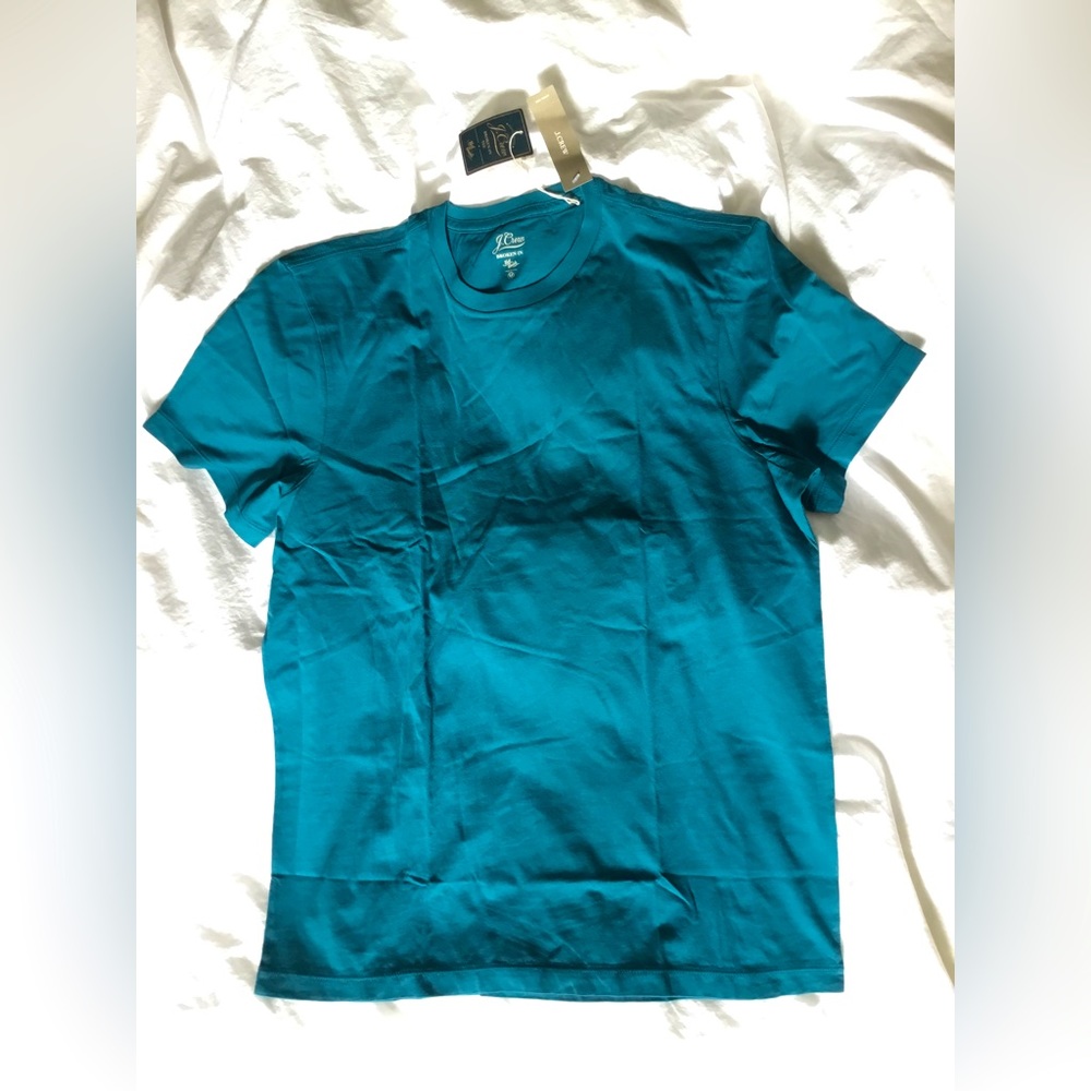 J Crew T-shirt, Med, Teal Blue